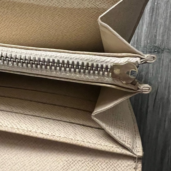 ♥️LOUIS VUITTON Portefeuille Damier Azur Long Sarah Bifold Wallet | PRELOVED!! - Picture 14 of 16